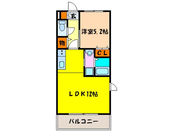 アンプル－ルフェ－ルネサンスの物件間取画像